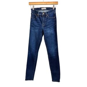 Madewell 9" High Rise Skinny Jeans Dark Wash Women's Size 34 Denim‎ Pants